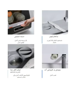 ماشین ظرفشویی رومیزی امبلیم مدل DWS_T05