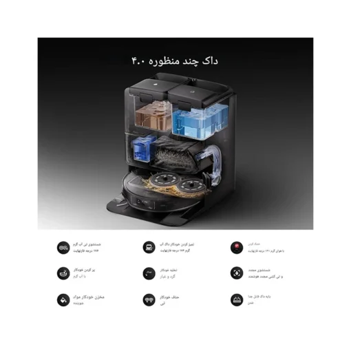 جارو رباتیک روبوراک مدل Roborock Saros Z70